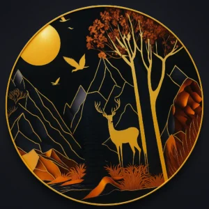 Deer Painting – Modern Wall Art for Home & Office