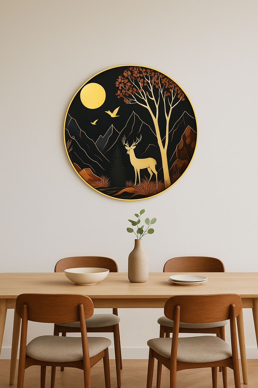 Graceful Deer Painting – Modern Wall Art for Home & Office Décor - Image 6