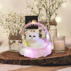 Cute Cat Figurine – Decorative Showpiece for Home & Office